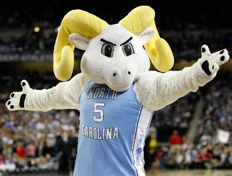 Why is unc mascot a ram